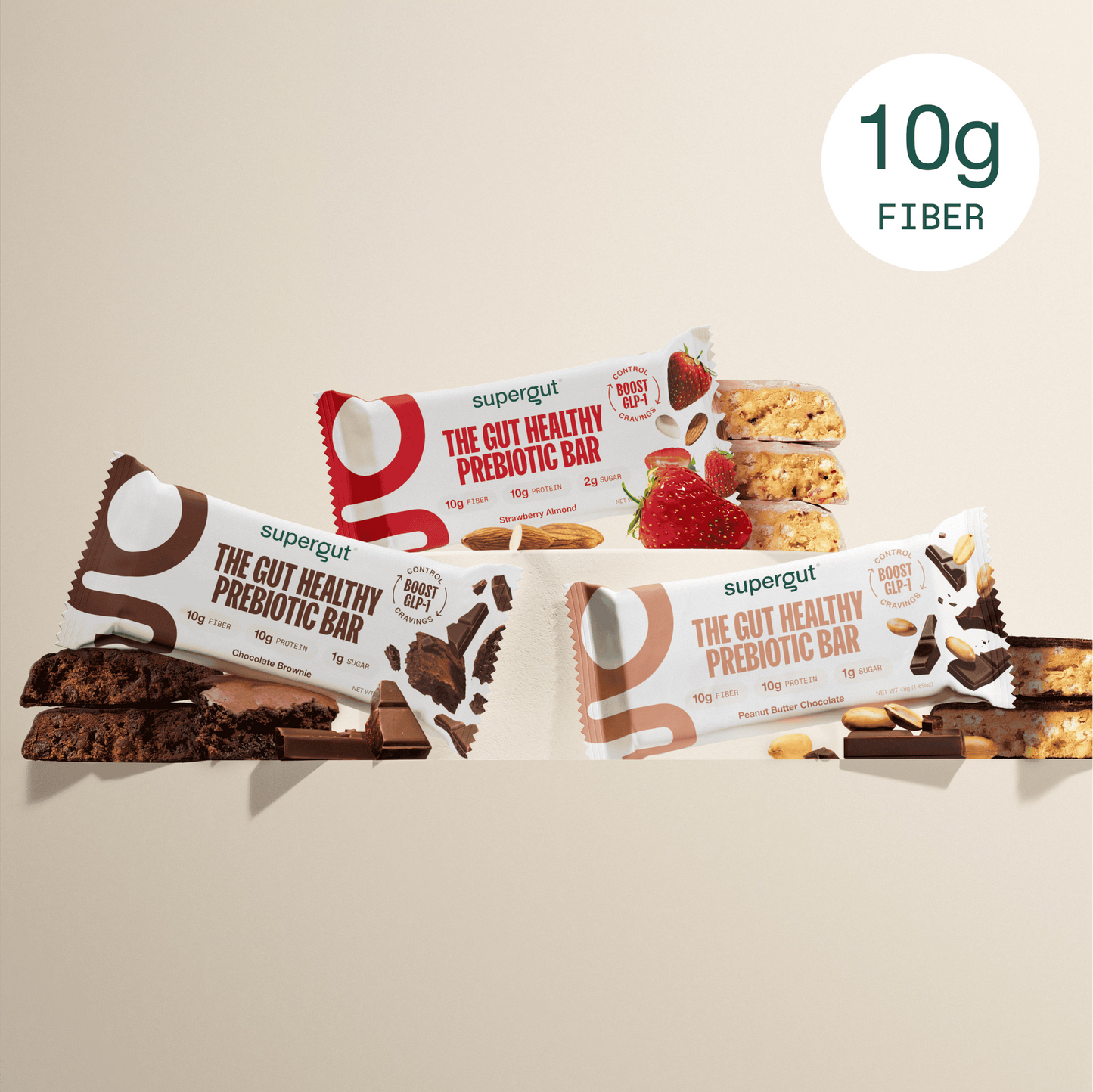 [Chocolate Brownie, Peanut Butter Chocolate, and Strawberry Almond]