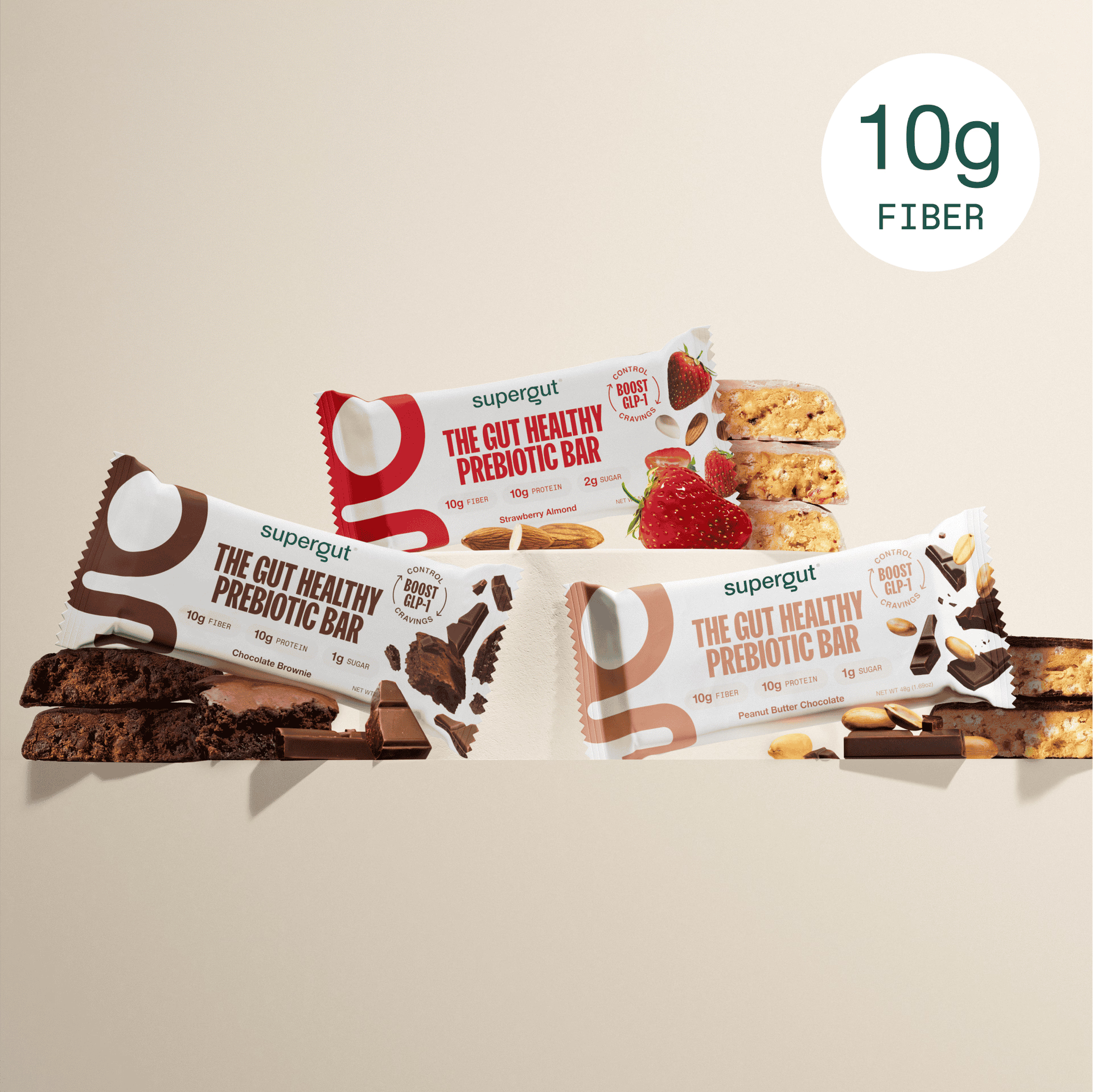 [Chocolate Brownie, Peanut Butter Chocolate, and Strawberry Almond]